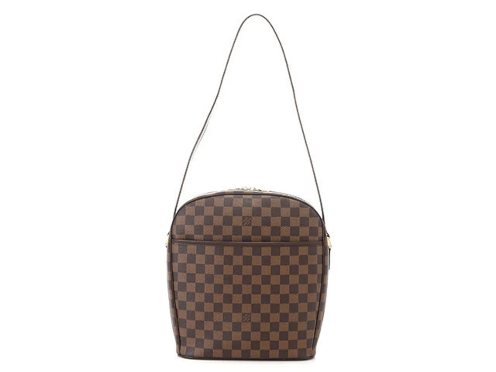 Louis Vuitton Damier Shoulder Bag Ipanema Brown